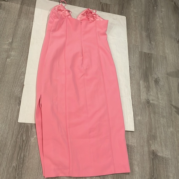 NWOT BARDOT TAILORED MIDI DRESS IN PINK SORBT Size 12/XL - Picture 12 of 14